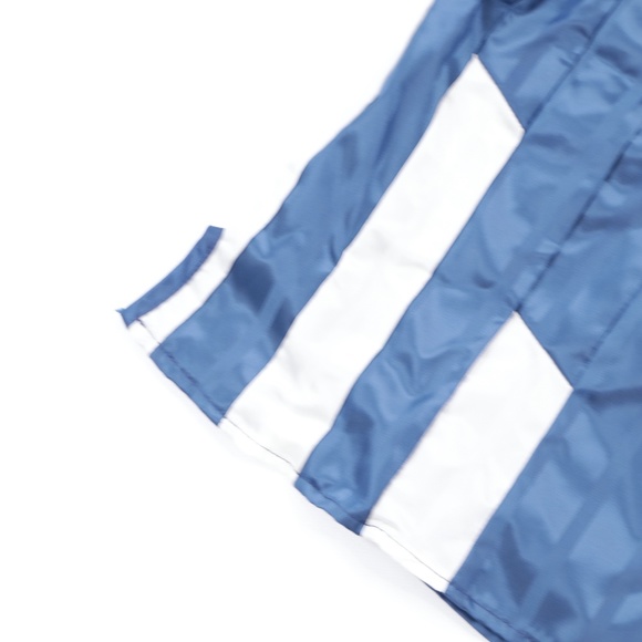 80s Mens Medium Color Block Soccer Shorts Blue USA - Picture 3 of 7